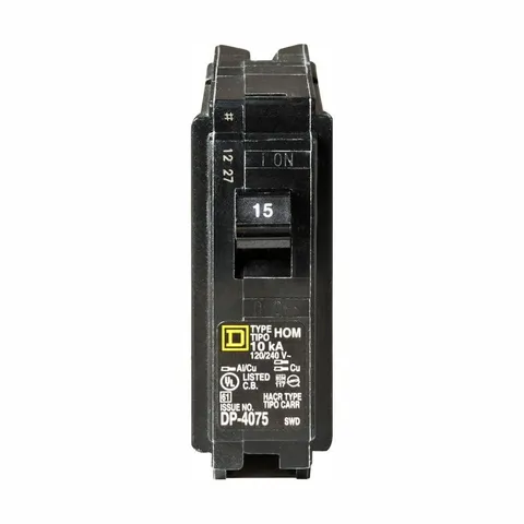 15 Amp Single-Pole Circuit Breaker 8-Pack
