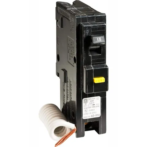 Homeline 15A Single-Pole GFCI Breaker