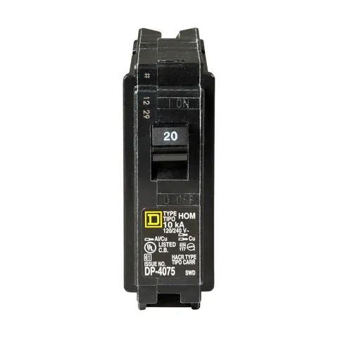 Homeline 20 Amp Single-Pole Circuit Breaker 8-Pack