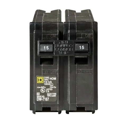 Homeline 15 Amp Circuit Breaker (6-pack)