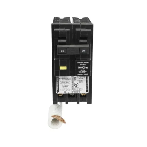Homeline 25A 2-Pole GFCI Circuit Breaker