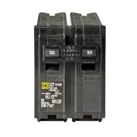 Homeline 30A 2-Pole Circuit Breaker, 6-Pack