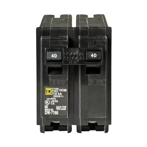 Homeline 40A Double-Pole Circuit Breaker