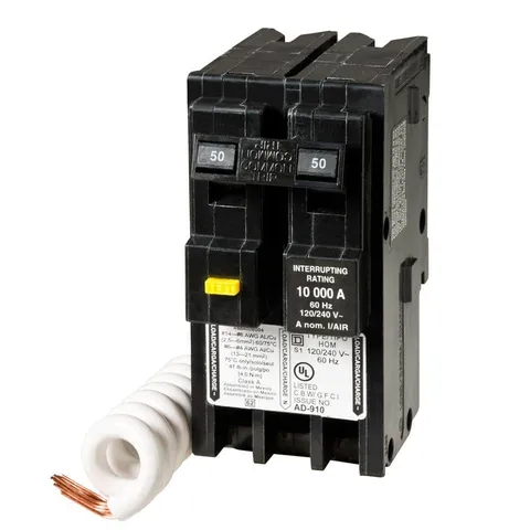 Homeline 50A 2-Pole GFCI Breaker