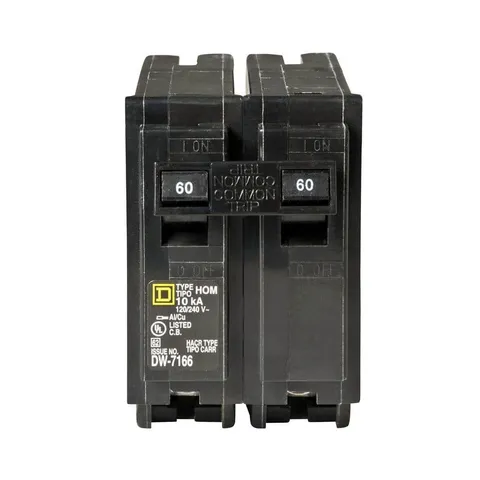 Homeline 60 Amp 2-Pole Circuit Breaker