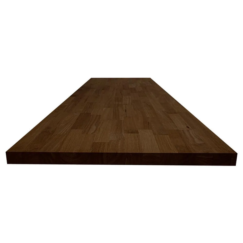 MSI 6 ft. L x 25 in. D x 1.5 in. T Finished Hevea Butcher Block Standard Countertop in Brown With Eased Edge, photo 8 of 11