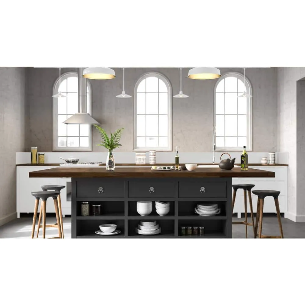 MSI 6 ft. L x 25 in. D x 1.5 in. T Finished Hevea Butcher Block Standard Countertop in Brown With Eased Edge, photo 11 of 11