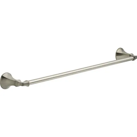 Ashlyn 24-in Brilliance Stainless Steel Wall Mount Single Towel Bar