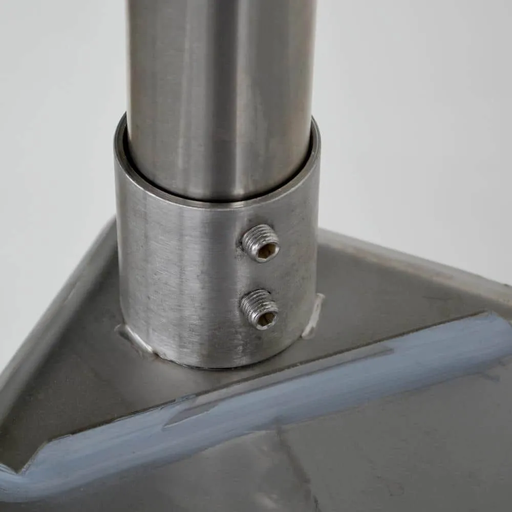 AmeriHome 21.5 in. x 24 in. Stainless Steel Utility Wall Mount Sink, photo 5 of 10