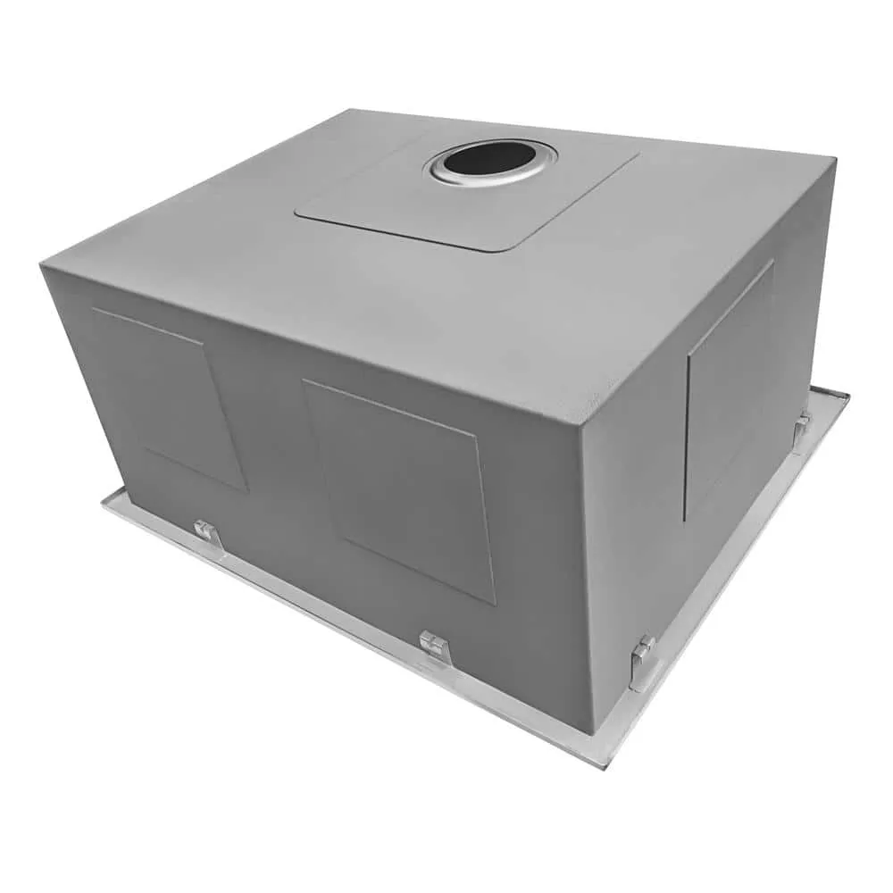 Ruvati Forma Pro 16-Gauge Stainless Steel Drop-In Laundry Utility Sink, photo 10 of 10