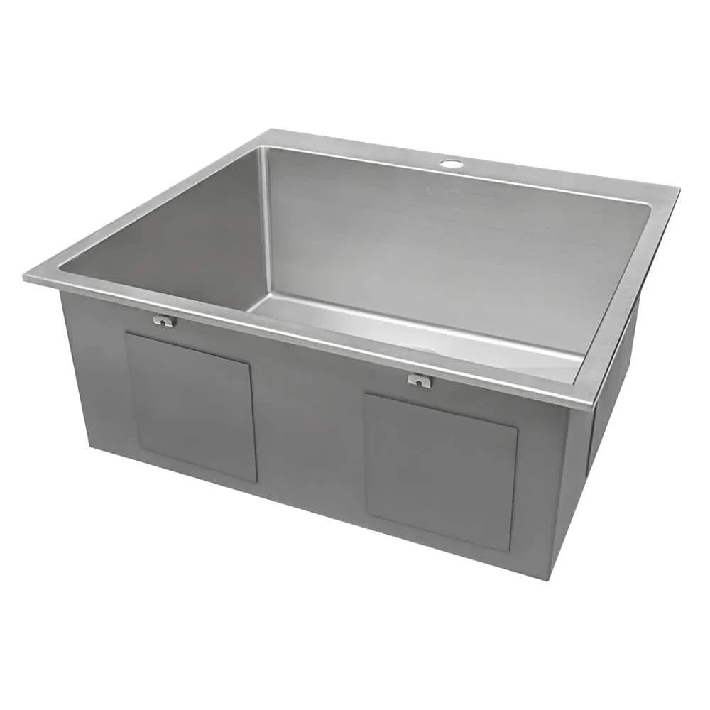 Ruvati Forma Pro 16-Gauge Stainless Steel Drop-In Laundry Utility Sink, photo 3 of 10