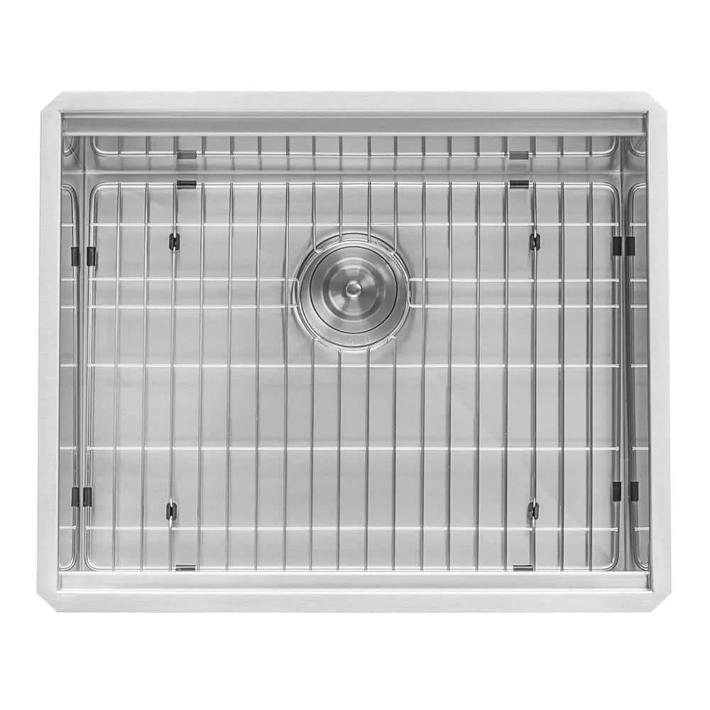 Ruvati Alto 27-Inch Undermount 16 Gauge Stainless Steel Deep Laundry Utility Workstation Sink, photo 5 of 8