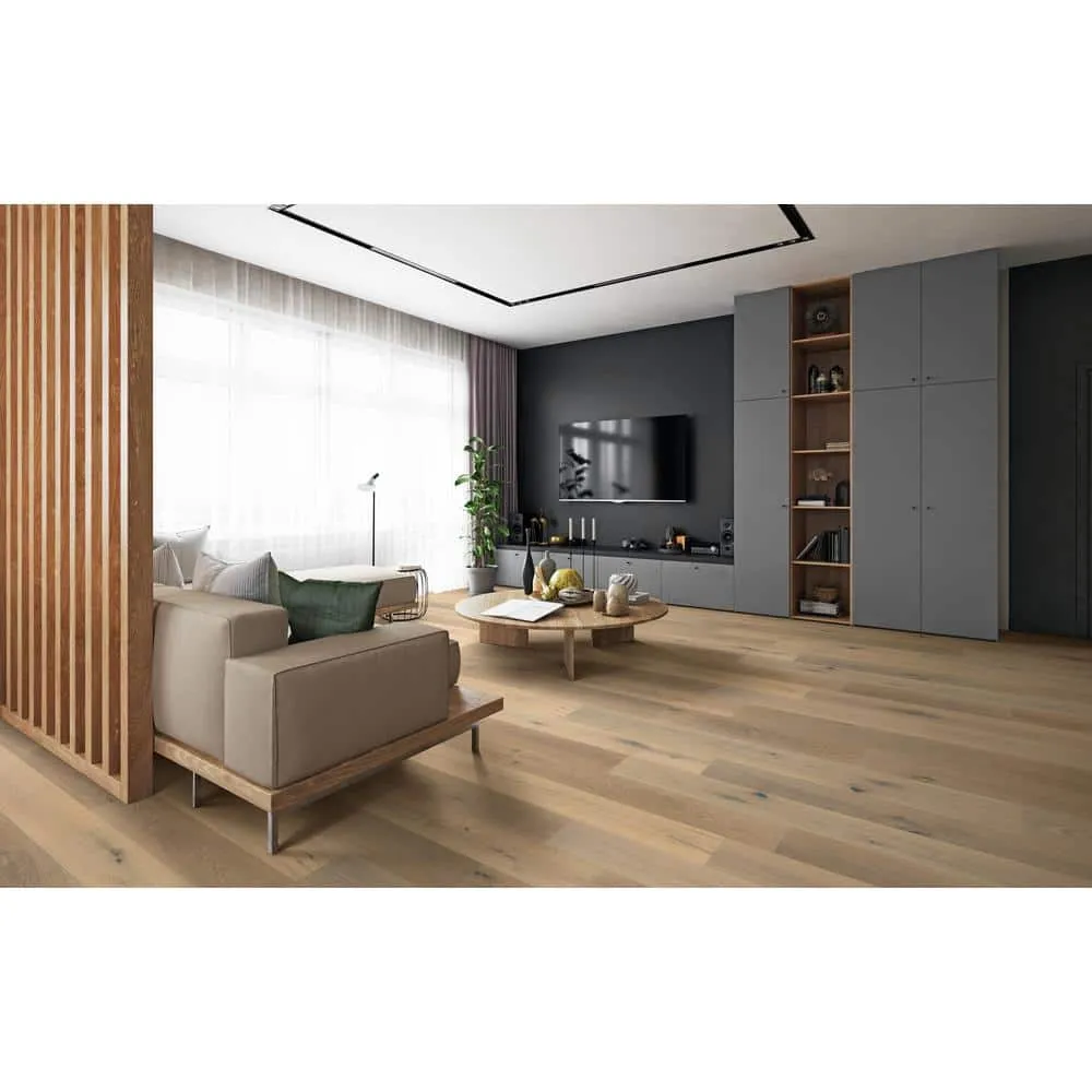 Blue Ridge Hardwood Flooring Castlebury Stargazer White Oak 1/2 in. T X 7.5 in. W Tongue and Groove Engineered Hardwood Flooring (27 sq.ft./case), photo 5 of 5
