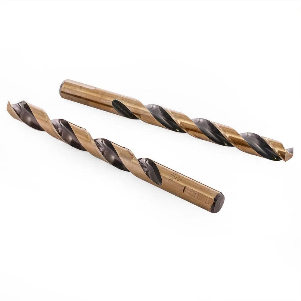STARK USA 1/16 in. - 1/2 in. Titanium 135-Degree Split Jobber Length Black and Gold Industrial Drill Bit (29-Pieces), photo 3 of 3