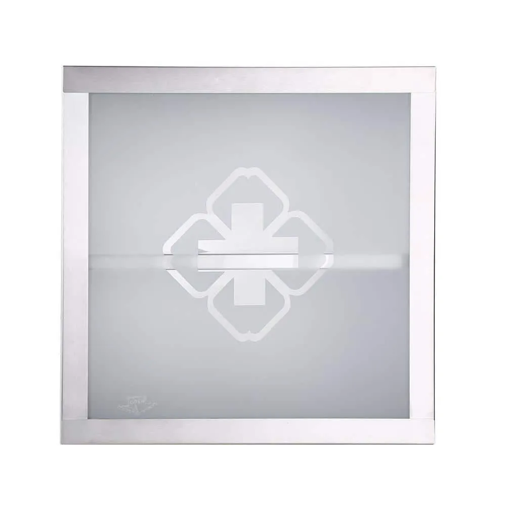 RENOVATORS SUPPLY MANUFACTURING Mini Clove 11-3/4 in. Width x 11-3/4 in. Height Stainless Steel Recessed or Surface Mount Bathroom Medicine Cabinet, photo 5 of 7