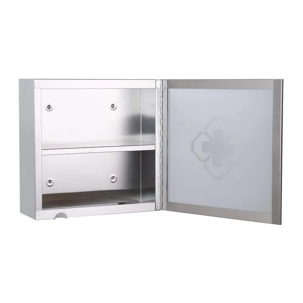 RENOVATORS SUPPLY MANUFACTURING Mini Clove 11-3/4 in. Width x 11-3/4 in. Height Stainless Steel Recessed or Surface Mount Bathroom Medicine Cabinet, photo 2 of 7