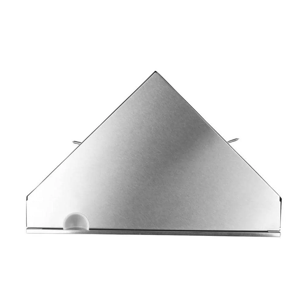 RENOVATORS SUPPLY MANUFACTURING Infinity X Corner 12 in. Width x 31-1/2 in. Height Corner Stainless Steel Recessed or Surface Mount Medicine Cabinet, photo 2 of 8