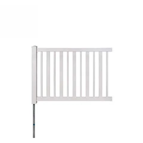 Sturbridge Vinyl Yard & Pool Fence with No-Dig Kit
