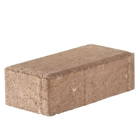 Holland 7.87 in long · 3.94 in wide · 36 in high 60 mm Tan/Brown Concrete Paver