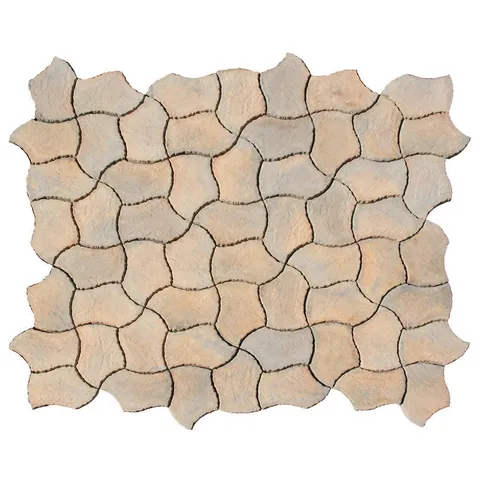 Berkshire 13 × 19 in Tan Variegated Irregular Paver Kit