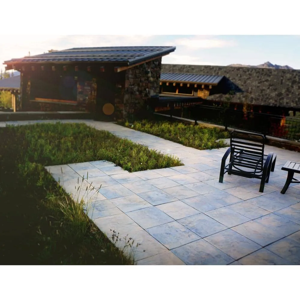 Nantucket Pavers Patio-on-a-Pallet 18 in. x 18 in. Concrete Tan Variegated Traditional Yorkstone Paver (64 Pieces/144 Sq Ft), photo 2 of 7