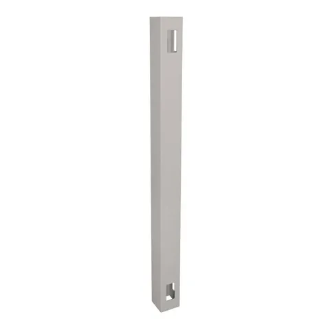 11.6 ft. Tan Vinyl Fence Corner Post