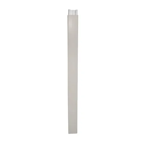 Tan Vinyl Fence Gate Blank Post