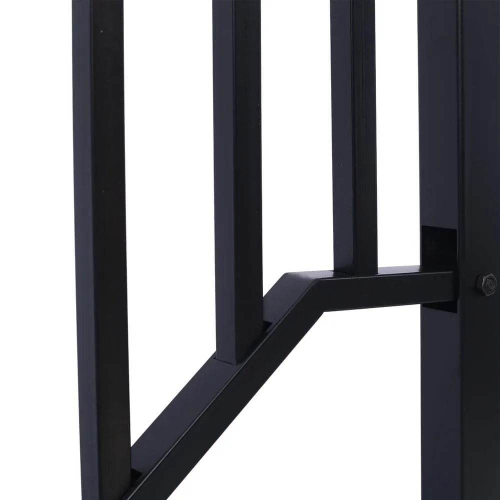 Tatayosi 66 in. H x 2 in. W Steel Handrails for Outdoor Steps, Fit 3 or 4 Steps Outdoor Stair Railing, Flexible Porch Railing Kit, photo 3 of 5