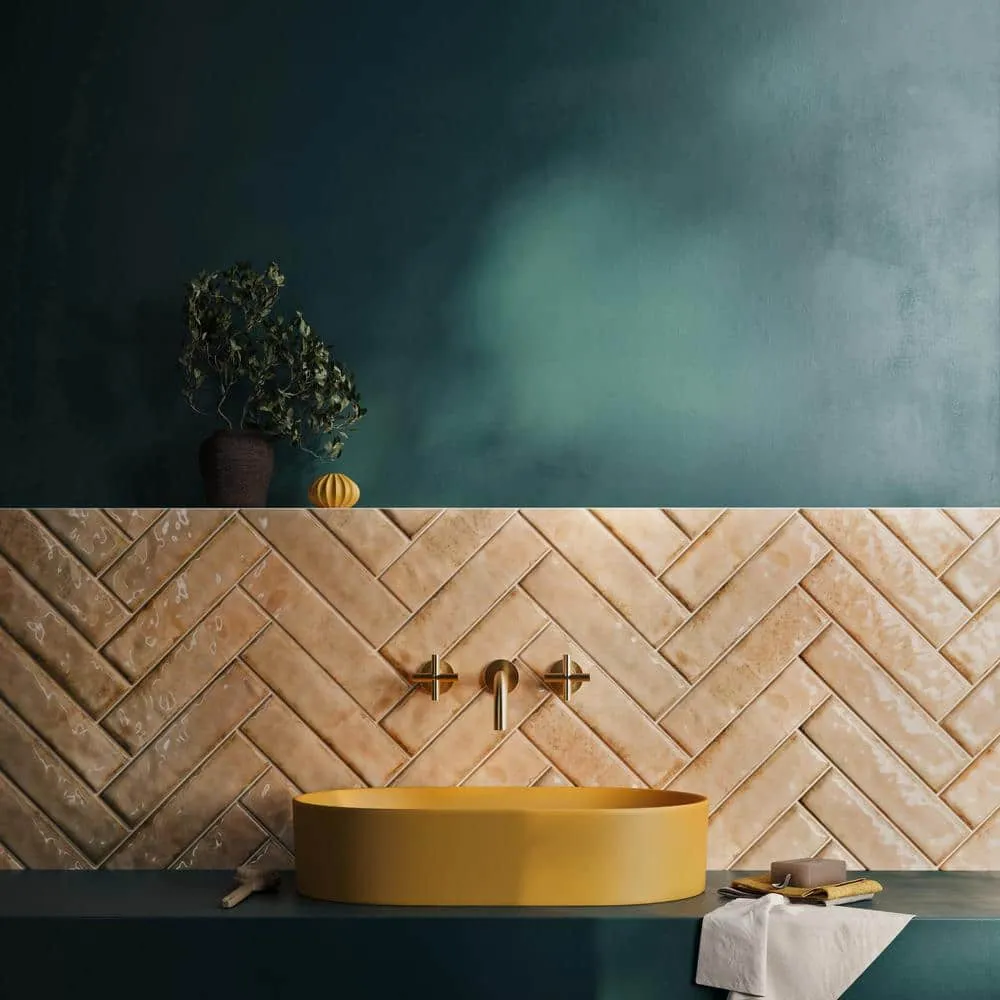 Ivy Hill Tile Moze Taupe 3 in. x 12 in. 9 mm Ceramic Wall Tile (22-Piece) (5.38 sq. ft./ Box), photo 2 of 8