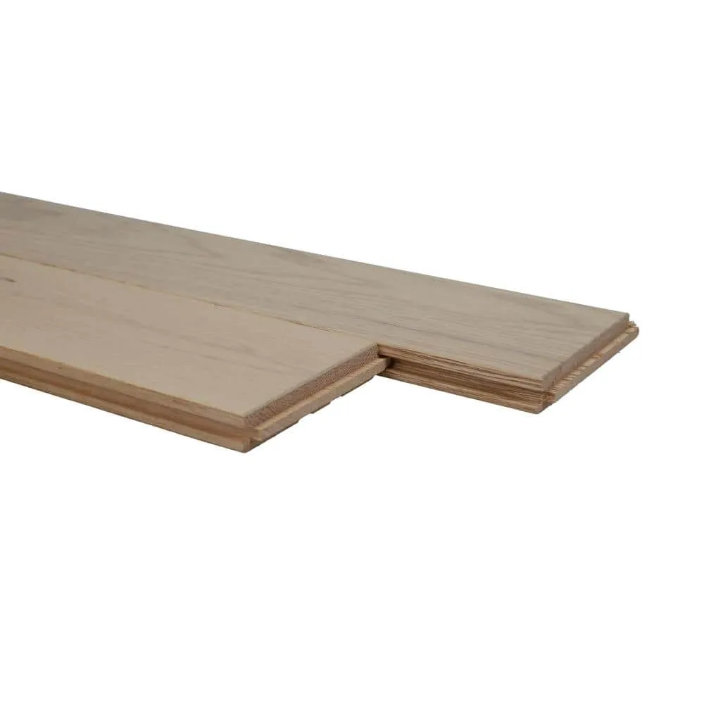 Blue Ridge Hardwood Flooring Northern Coast Thin Ice Oak 3/4 in. T x 3 in. W Smooth Solid Hardwood Flooring (24 sq.ft./case), photo 11 of 11