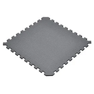 Norsk Black/Gray 24 in. x 24 in. x 0.51 in. Foam Interlocking Reversible Floor Mat (6-Pack), photo 2 of 6