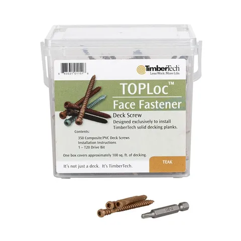 TOPLoc Color-Matched Composite Deck Screws