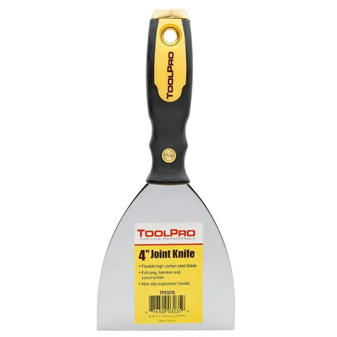 4 in. Ergo-Grip Hammer Head Joint Knife with Flexible Carbon Steel Blade