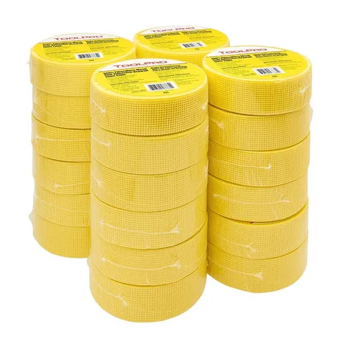 1-7/8 in × 300 ft Yellow Fiberglass Self-Adhesive Mesh Tape (24PK)