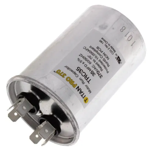 Titan Pro TRC35 35 MFD Round Motor Run Capacitor (370V), photo 2 of 3