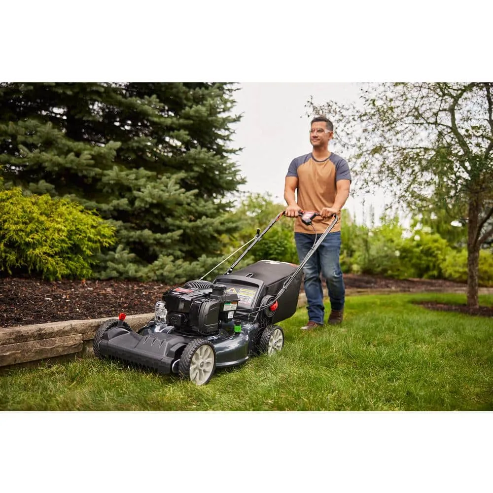 Troy-Bilt XP 21 in. 150 cc Vertical Storage Briggs and Stratton ReadyStart Series Gas Engine 3-in-1 FWD Self Propelled Lawn Mower, photo 12 of 12