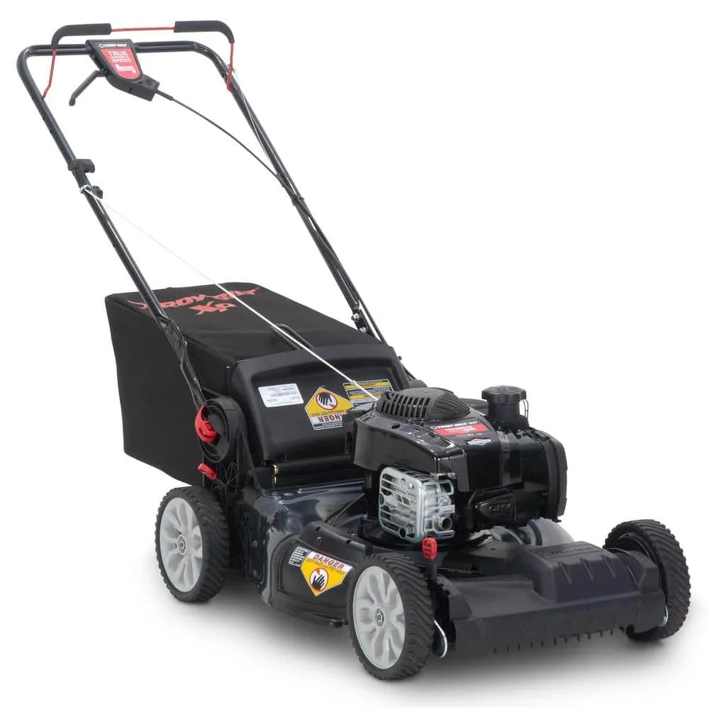 Troy-Bilt XP 21 in. 150 cc Vertical Storage Briggs and Stratton ReadyStart Series Gas Engine 3-in-1 FWD Self Propelled Lawn Mower, photo 7 of 12