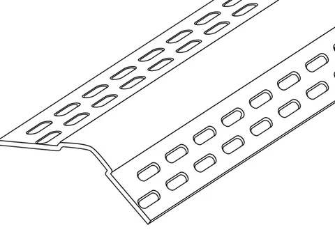 350 Bullnose Splayed PVC Corner Bead 10 mm Radius