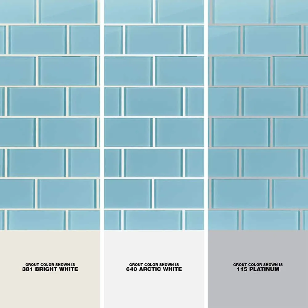 Ivy Hill Tile Contempo Turquoise 3 in. x 6 in. x 8 mm Polished Glass Subway Floor and Wall Tile (32 pieces 4 sq.ft./Box), photo 3 of 7