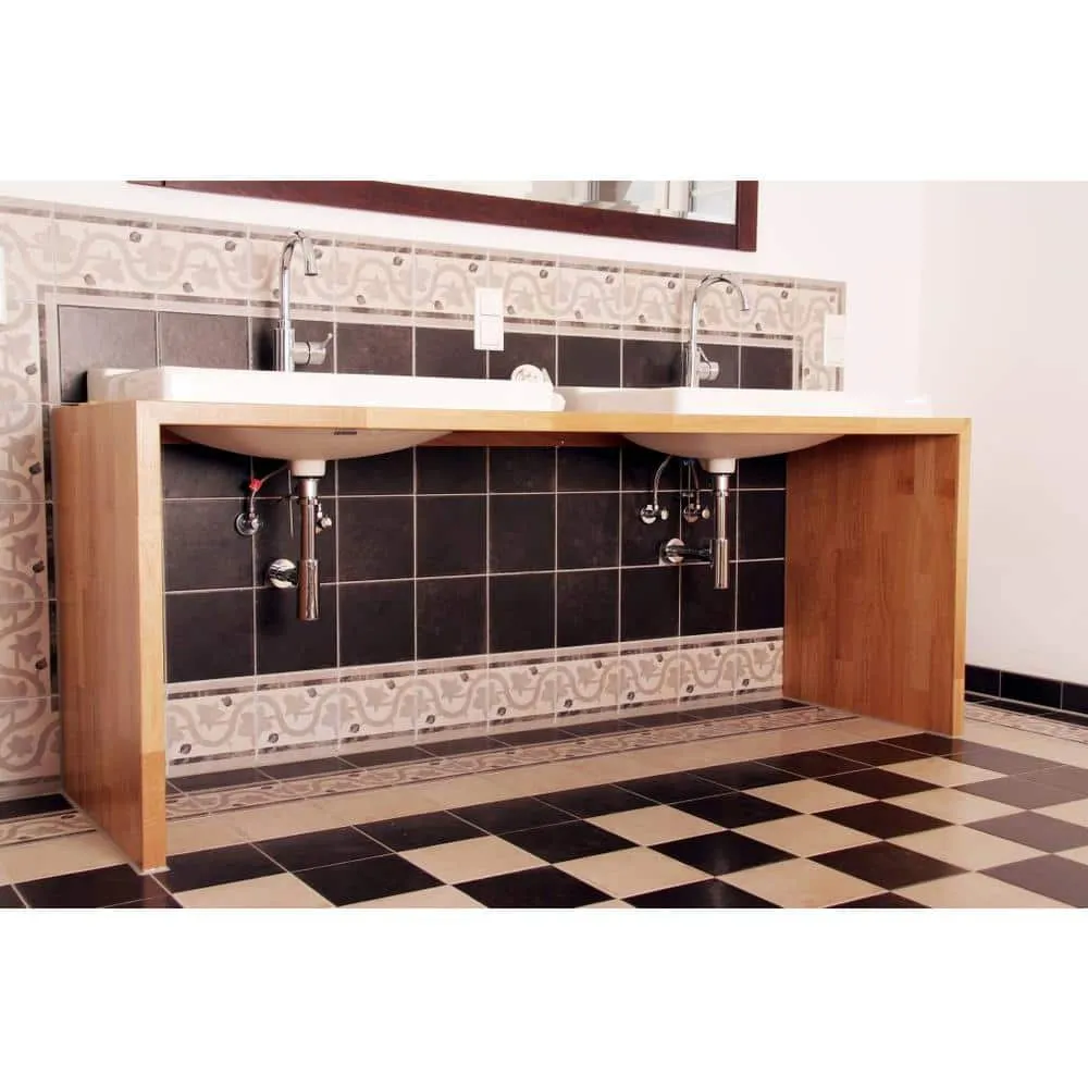 HARDWOOD REFLECTIONS 6 ft. L x 39 in. D Unfinished Birch Solid Wood Butcher Block Island Countertop With Eased Edge, photo 9 of 14