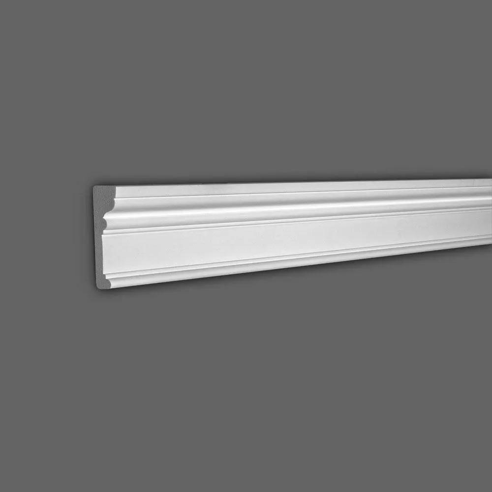 American Pro Decor RB03 1-1/8 in. x 3-5/8 in. x 96 in. Recycled Polystyrene Door and Window Casing Moulding Pro Pack 32 LF (4-Pack), photo 2 of 7