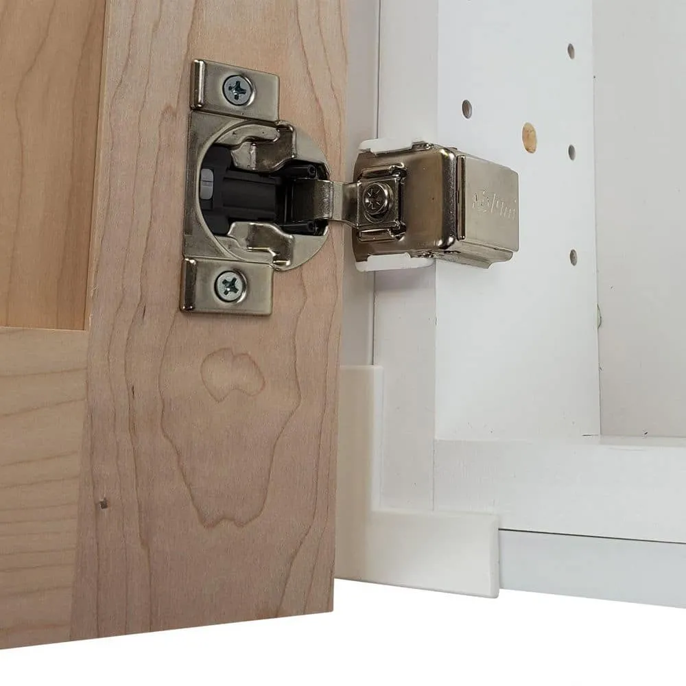 WG Wood Products Fieldstone Shaker 15.5 in. W x 25.5 in. H Beige Unfinished Wood Recessed Medicine Cabinet without Mirror Style Frameless, photo 8 of 11
