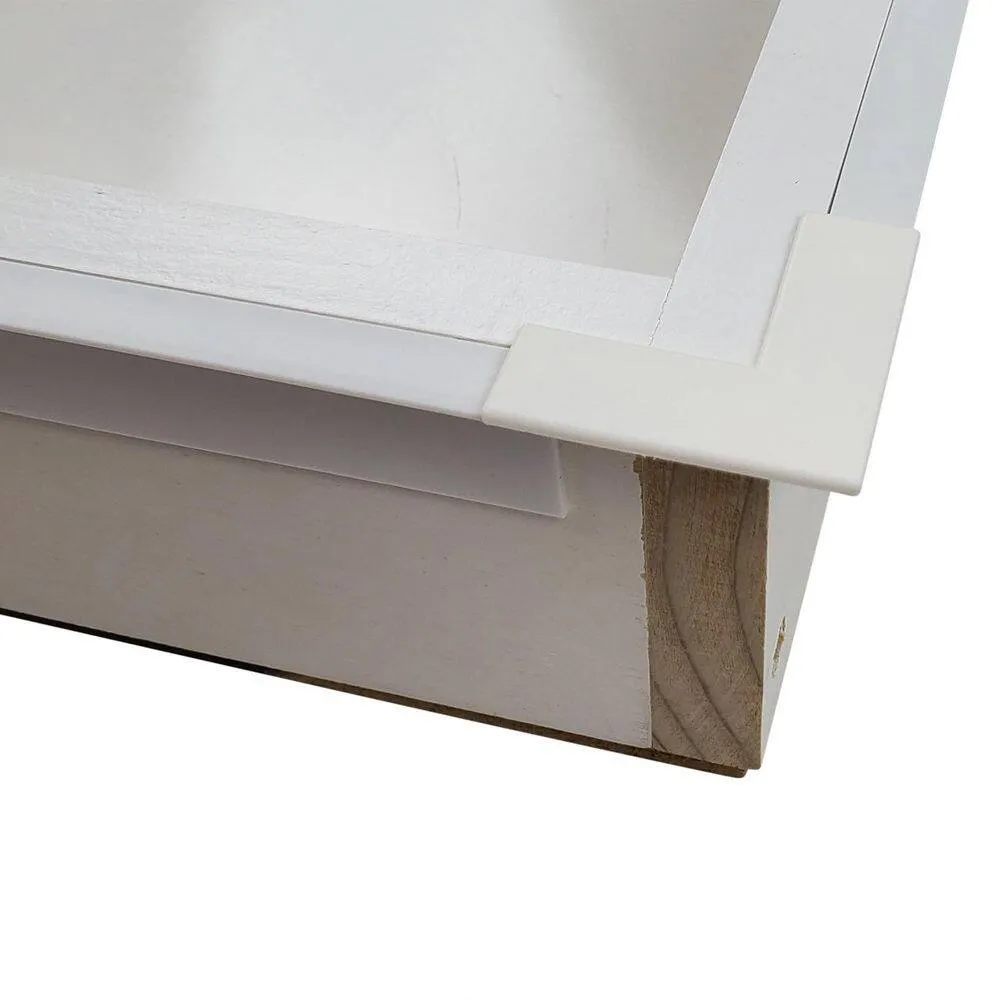 WG Wood Products 15.5 in. W x 35.5 in. H Fieldstone Shaker Style Frameless Beige Unfinished Wood Recessed Medicine Cabinet without Mirror, photo 2 of 11