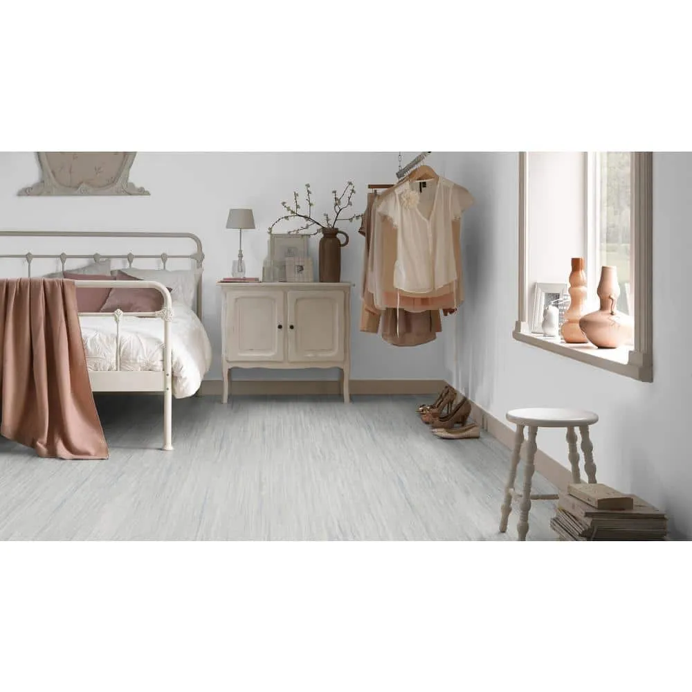 Marmoleum Cinch Loc Seal Urban Silver 9.8 mm T x 11.81 in. W x 35.43 in. L Waterproof Laminate Floor Tile (20.34 sq. ft./Case), photo 6 of 6
