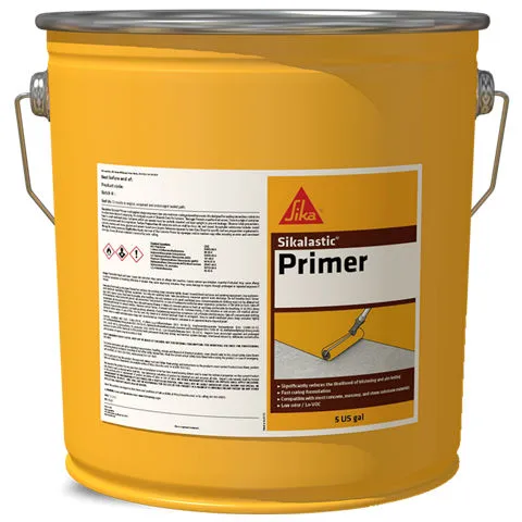 Sikalastic Primer, Light Amber 5 Gal.