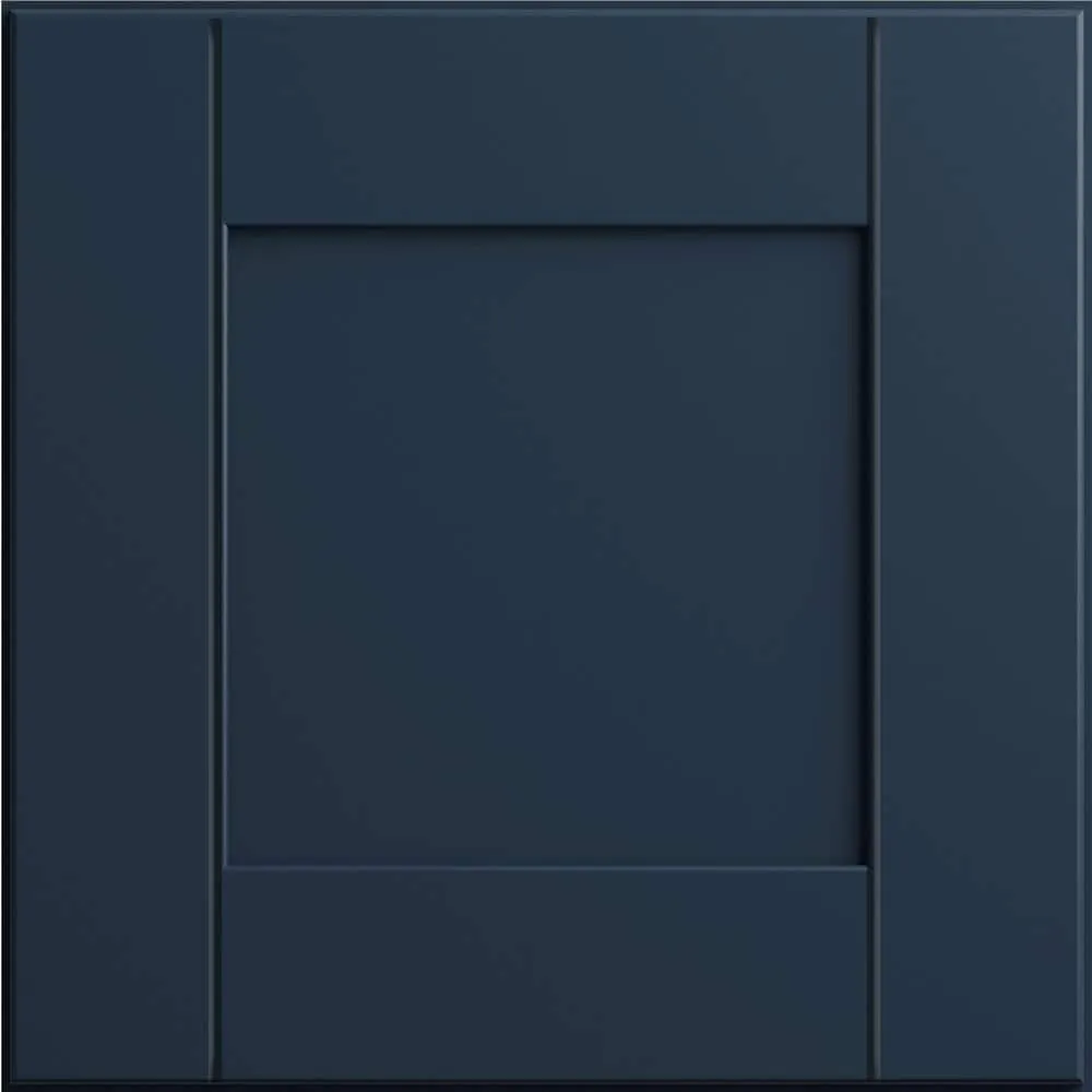 MILL'S PRIDE Richmond Valencia Blue Plywood Shaker Ready to Assemble Base Kitchen Cabinet Soft Close 15 in W x 24 in D x 34.5 in H, photo 7 of 8