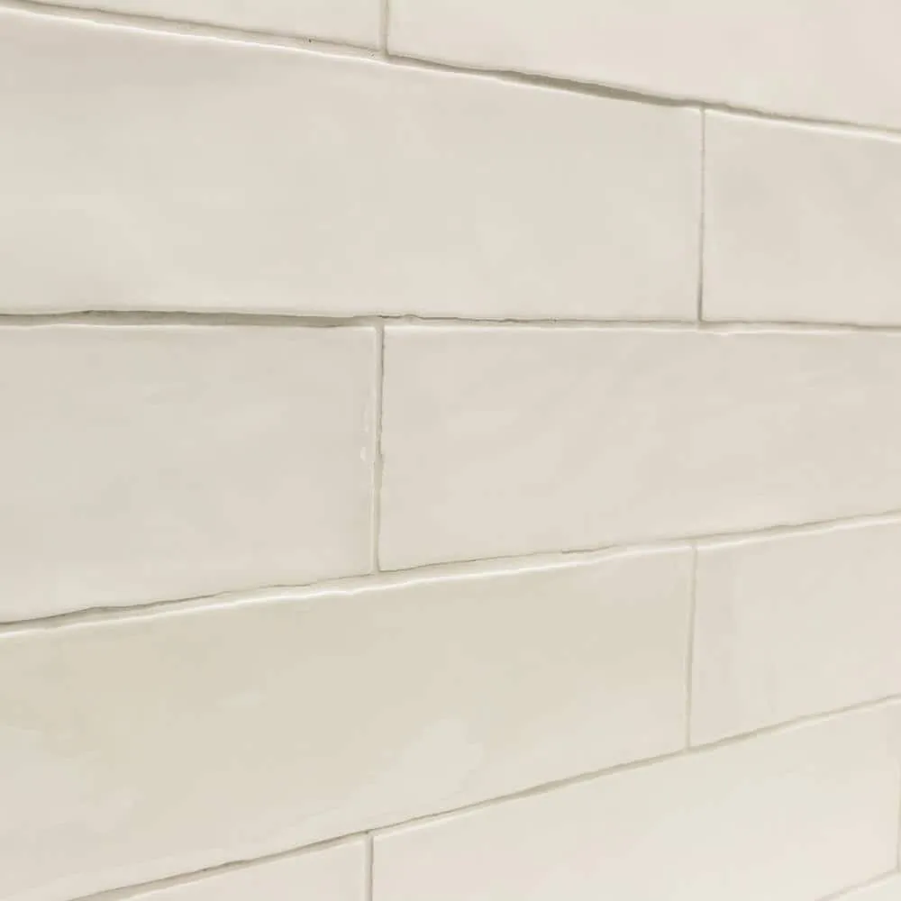 Ivy Hill Tile Catalina Vanilla 3 in. x 12 in. x 8 mm Polished Ceramic Subway Wall Tile (10.76 sq.ft./case), photo 3 of 7