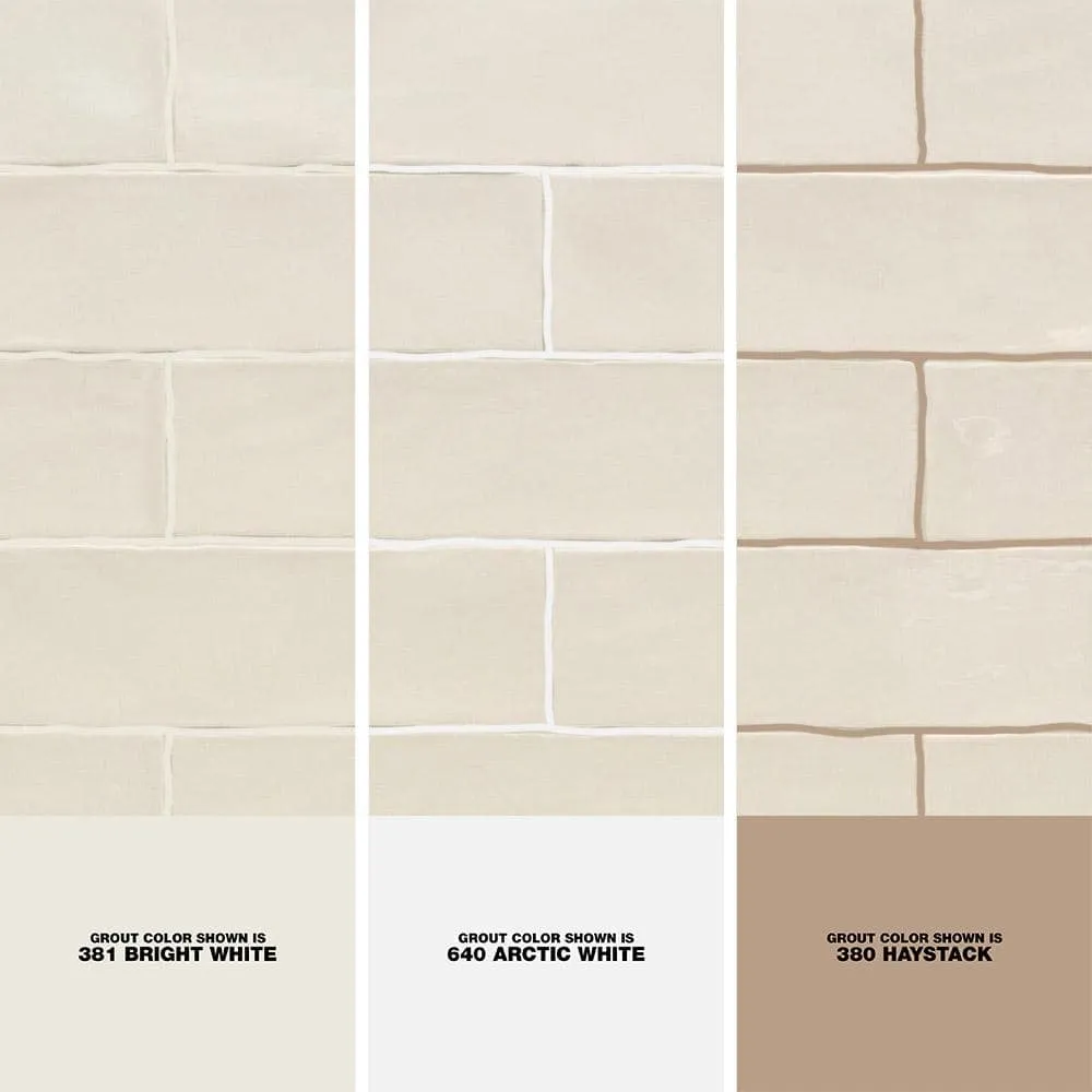 Ivy Hill Tile Catalina Vanilla 3 in. x 12 in. x 8 mm Polished Ceramic Subway Wall Tile (10.76 sq.ft./case), photo 6 of 7