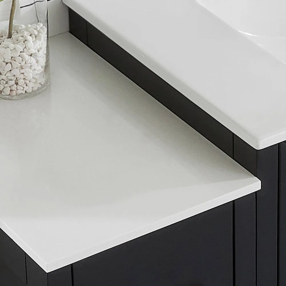 Vanity Art Brescia 108 in. W x 18 in. D x 36 in. H Bathroom Vanity in Espresso with Double Basin Top in White Ceramic and Mirrors, photo 11 of 11