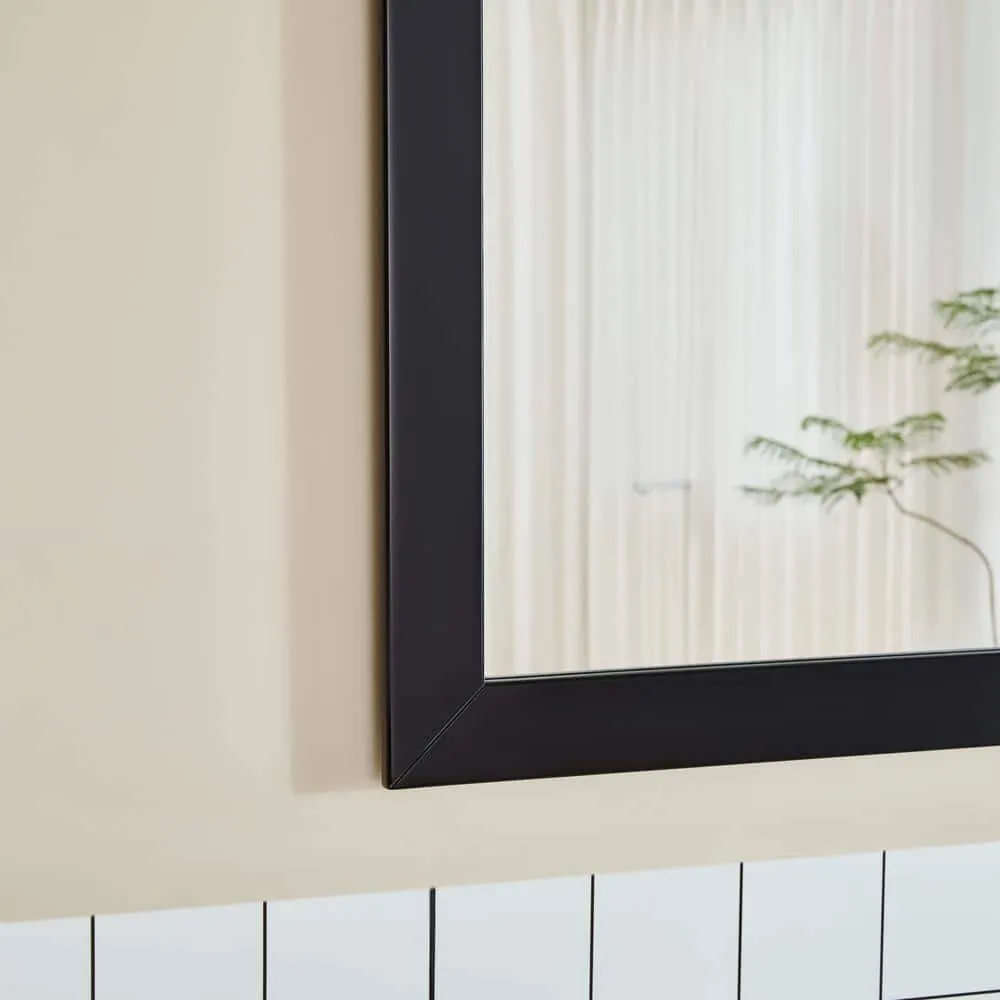 Vanity Art Brescia 84 in. W x 18 in. D x 36 in. H Bath Vanity in Espresso with Vanity Top in White with White Basin and Mirror, photo 9 of 10